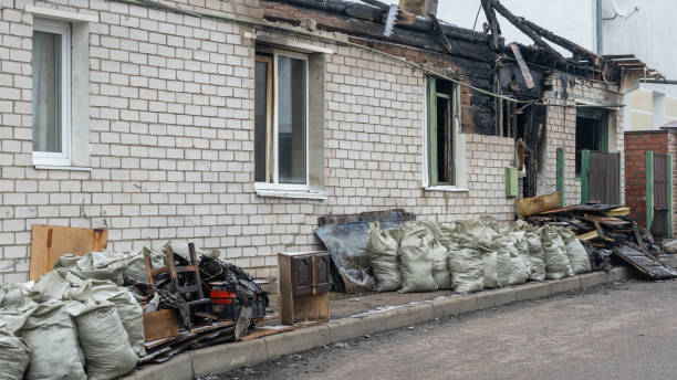 Professional Fire Damage Removal technician working in Richlandtown, PA